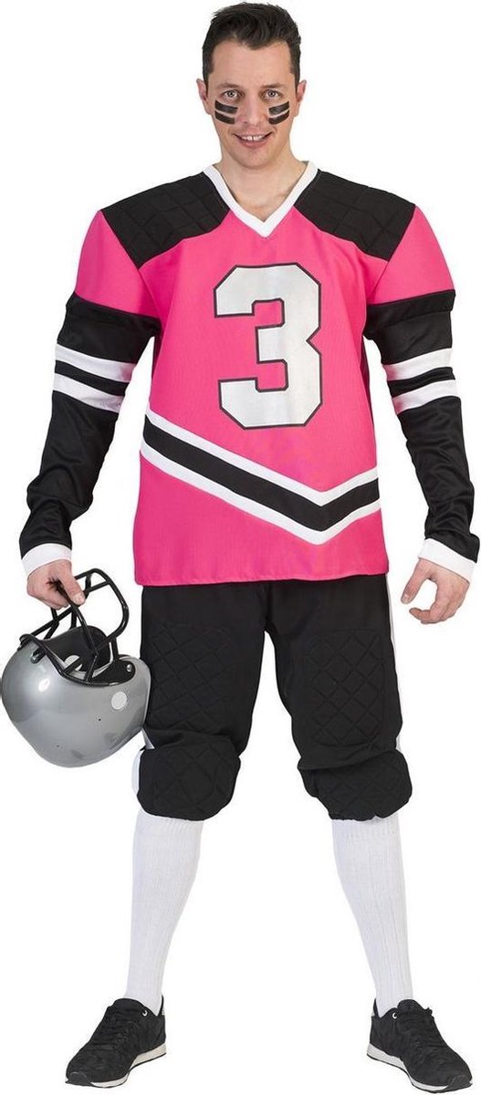 Rugby & American Football Kostuum | Montana Quarterback American Football USA | Man | Maat 60-62 | Carnaval kostuum | Verkleedkleding